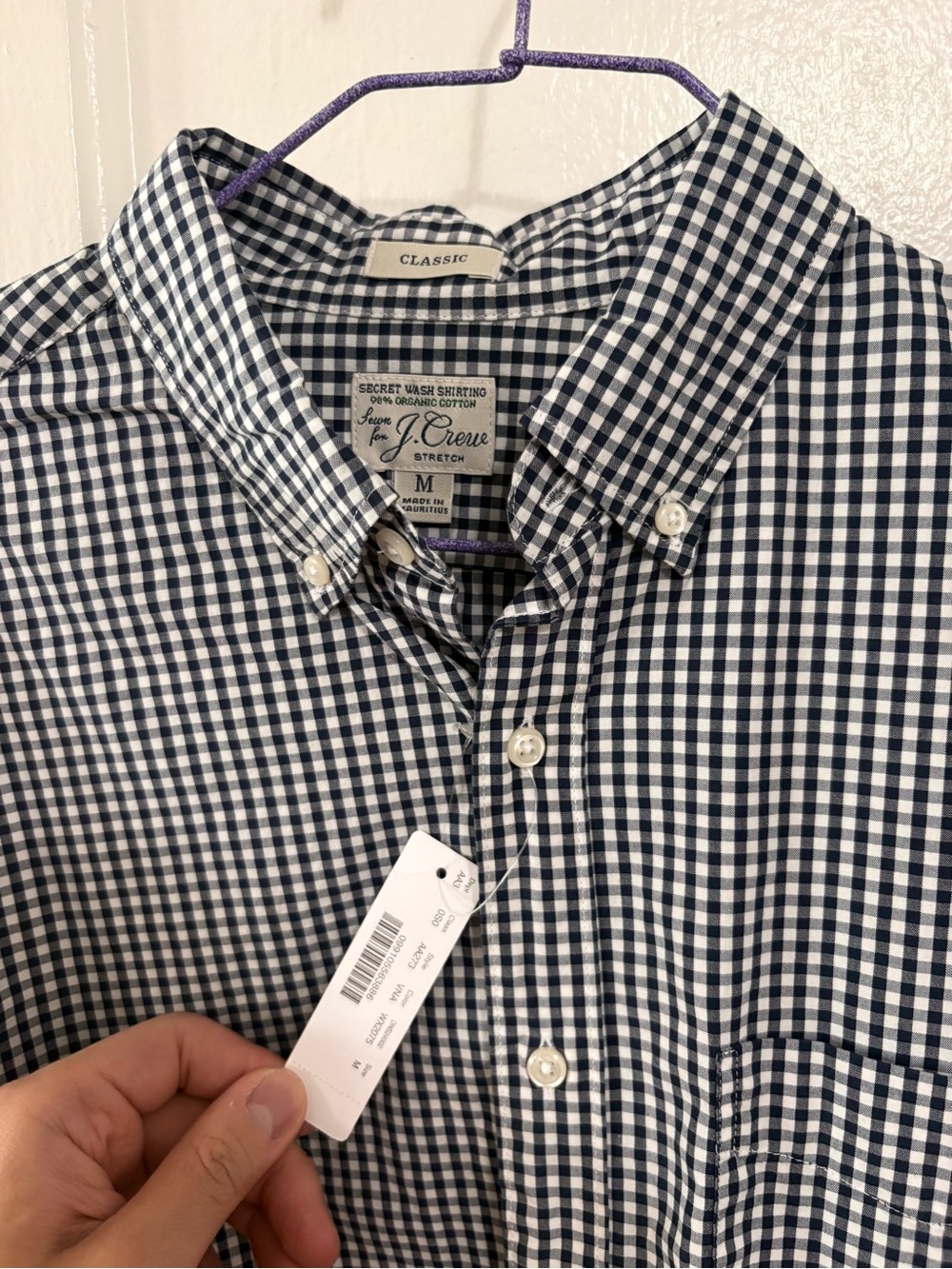 LOT of 2 NWT J.Crew Secret Wash shirts Medium - Picture 7 of 10